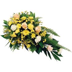 Yellow &amp; Cream Single-Ended Spray