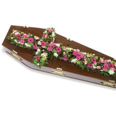 Floral Coffin Cross